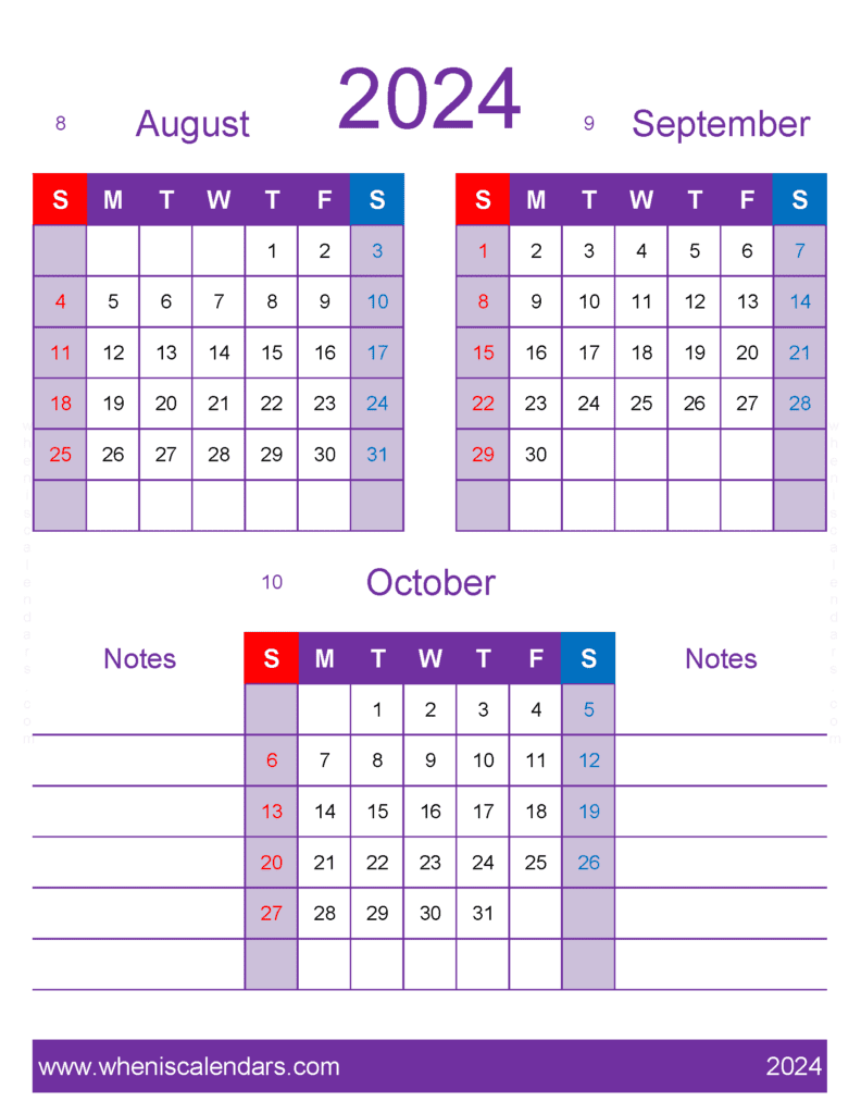 Download August Through October Calendar 2024 Aso474 pertaining to August Through October 2024 Calendar