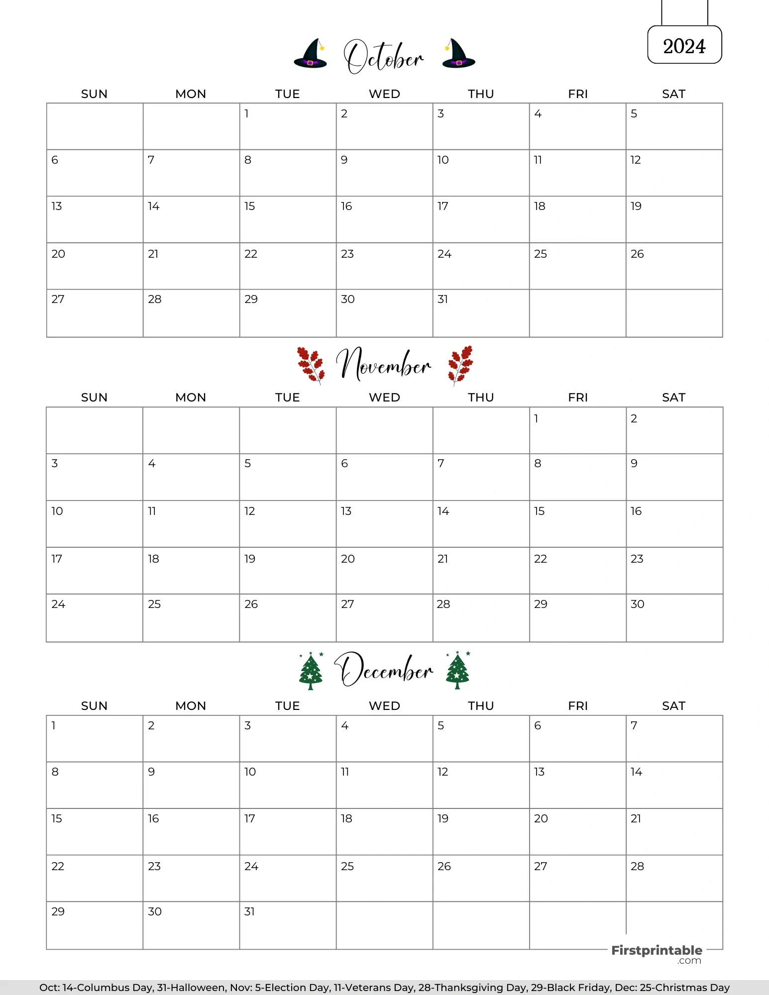 Free 3 Month Calendars 2024 regarding Printable 3 Month Calendar October November December 2024