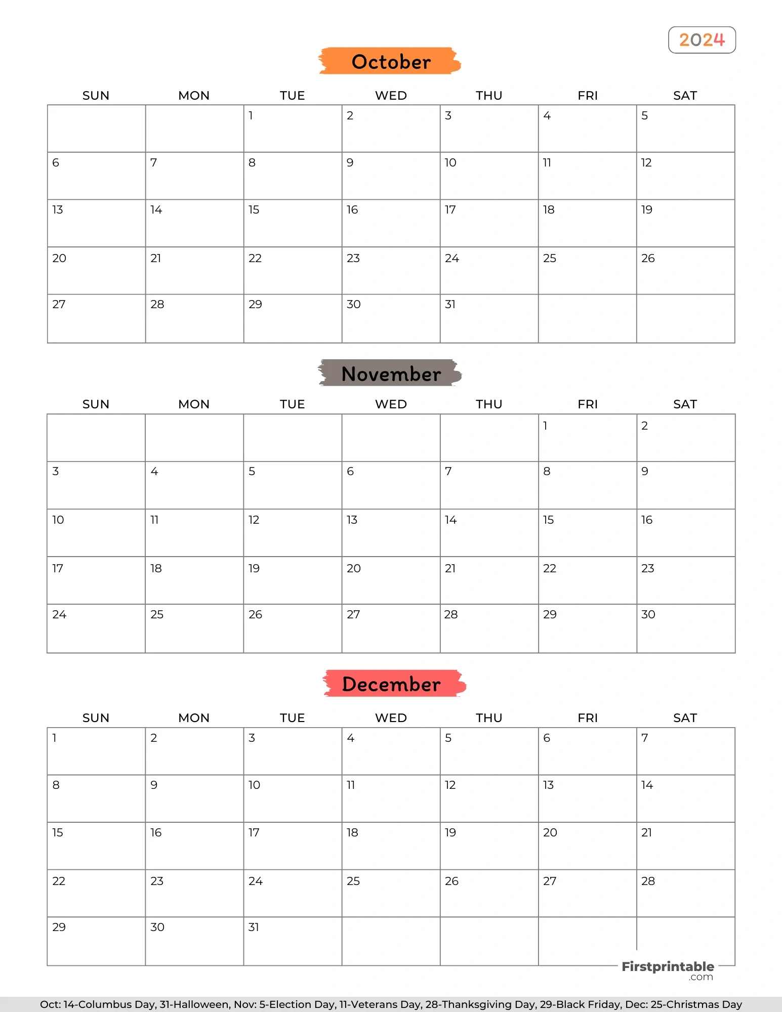 Free 3 Month Calendars 2024 with regard to August-October 2024 Calendar