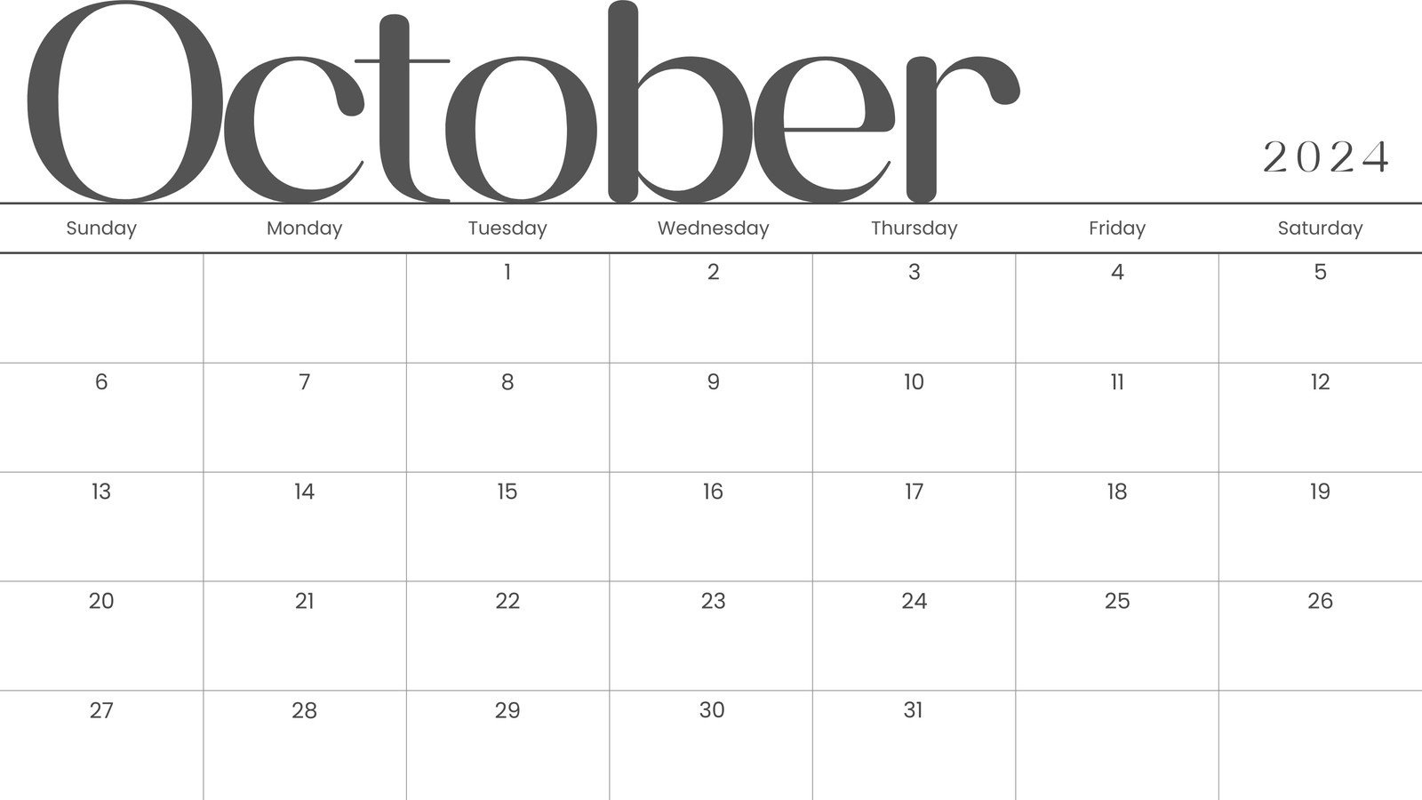 Free October 2024 Calendar Templates To Customize | Canva for 2024 Calendar For October