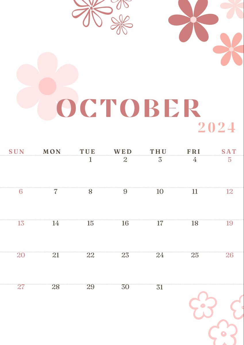 October Calendar 2024, October Calendar, Calendar Background throughout 123 Calendar October 2024