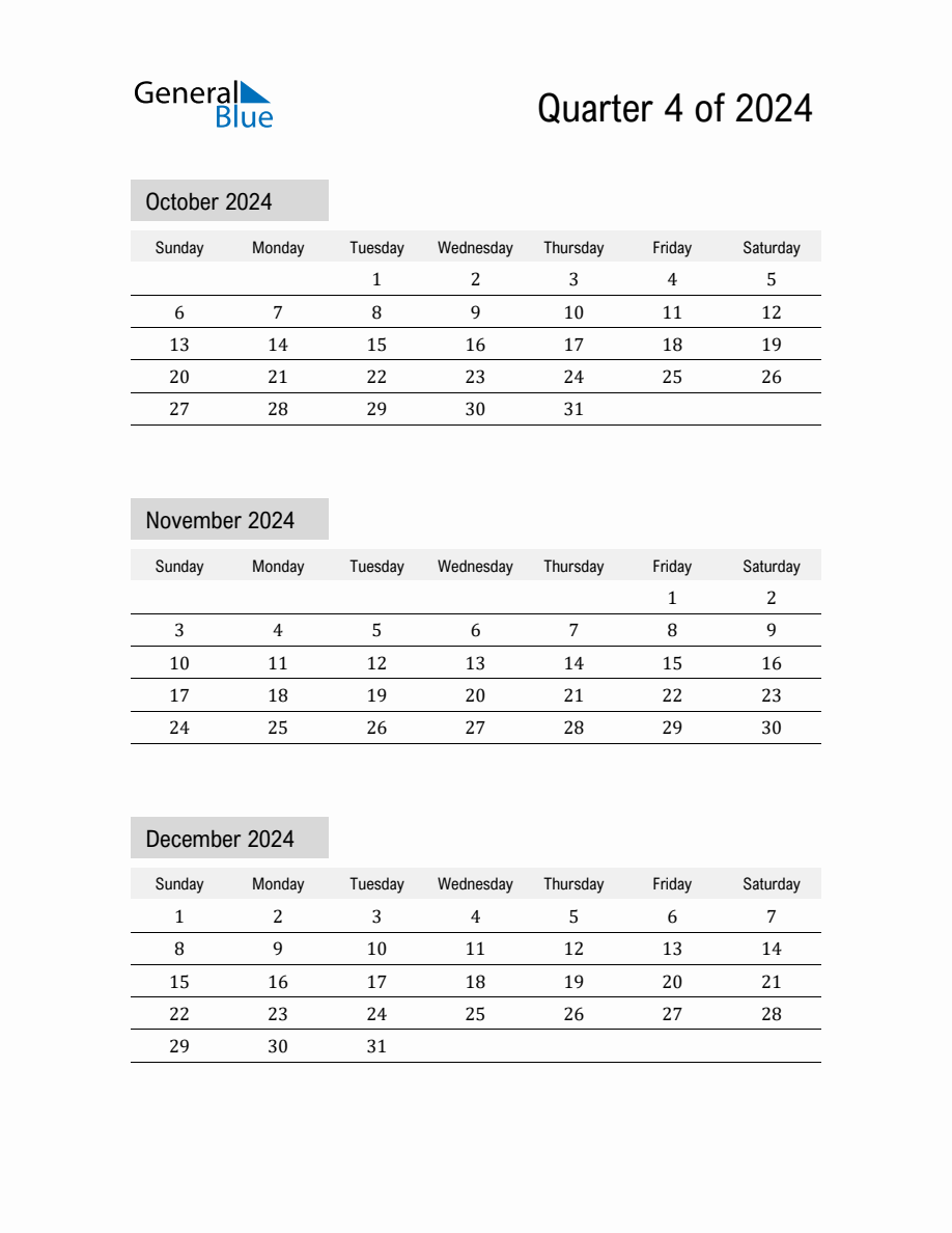 October, November, And December 2024 Calendar Template regarding Calendar Of October November 2024