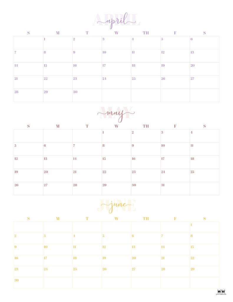 Three Month/Quarterly Calendars - 36 Free Calendars | Printabulls intended for 3 Month Calendar September October November 2024