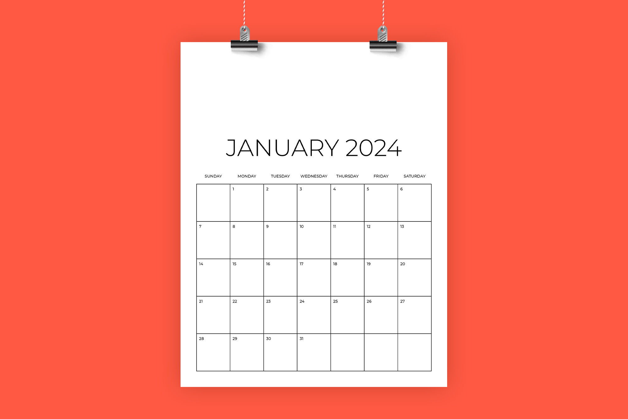 2024 Vertical 8.5 X 11 Inch Calendar Templaterunning With pertaining to December 2024 Calendar Template Printable 8.5 X 11