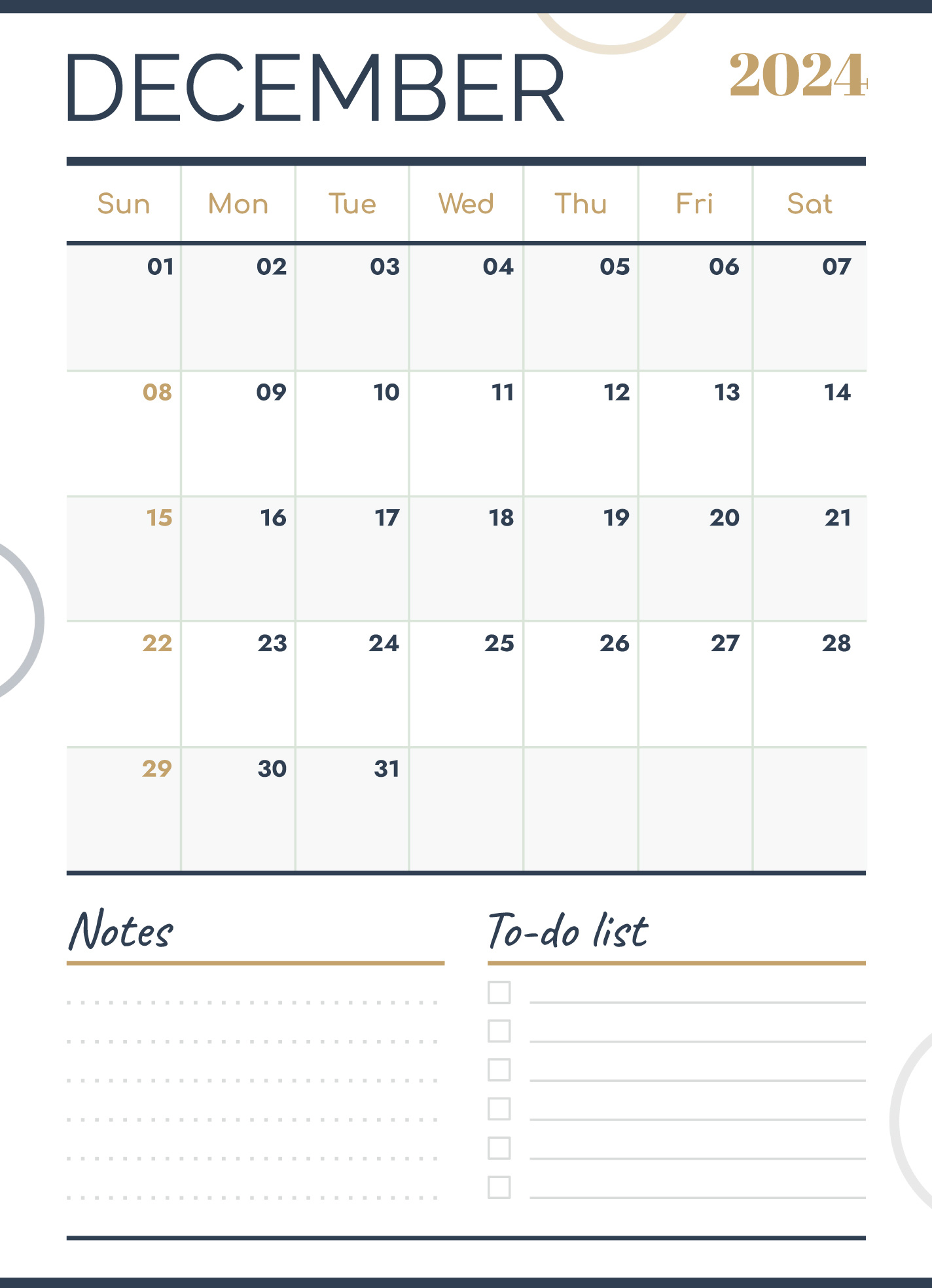 December 2024 Calendar Free Google Docs Template - Gdoc.io throughout Google Calendar December 2024 Printable