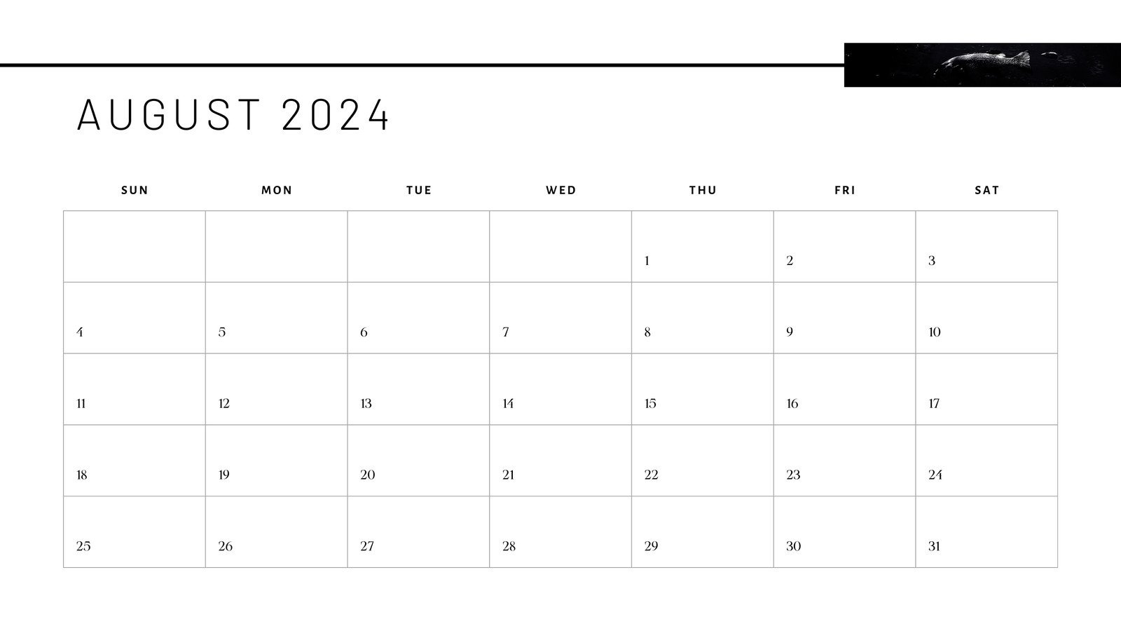 Free Printable August 2024 Calendar Templates | Canva regarding Agusut December 2024 and 2024 Monthly Calendar Printable