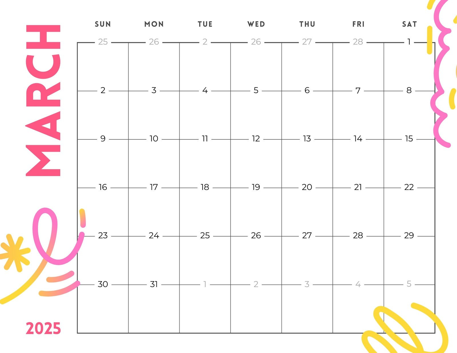 Free And Customizable March Templates regarding March Whiteboard Calendar Ideas 2025