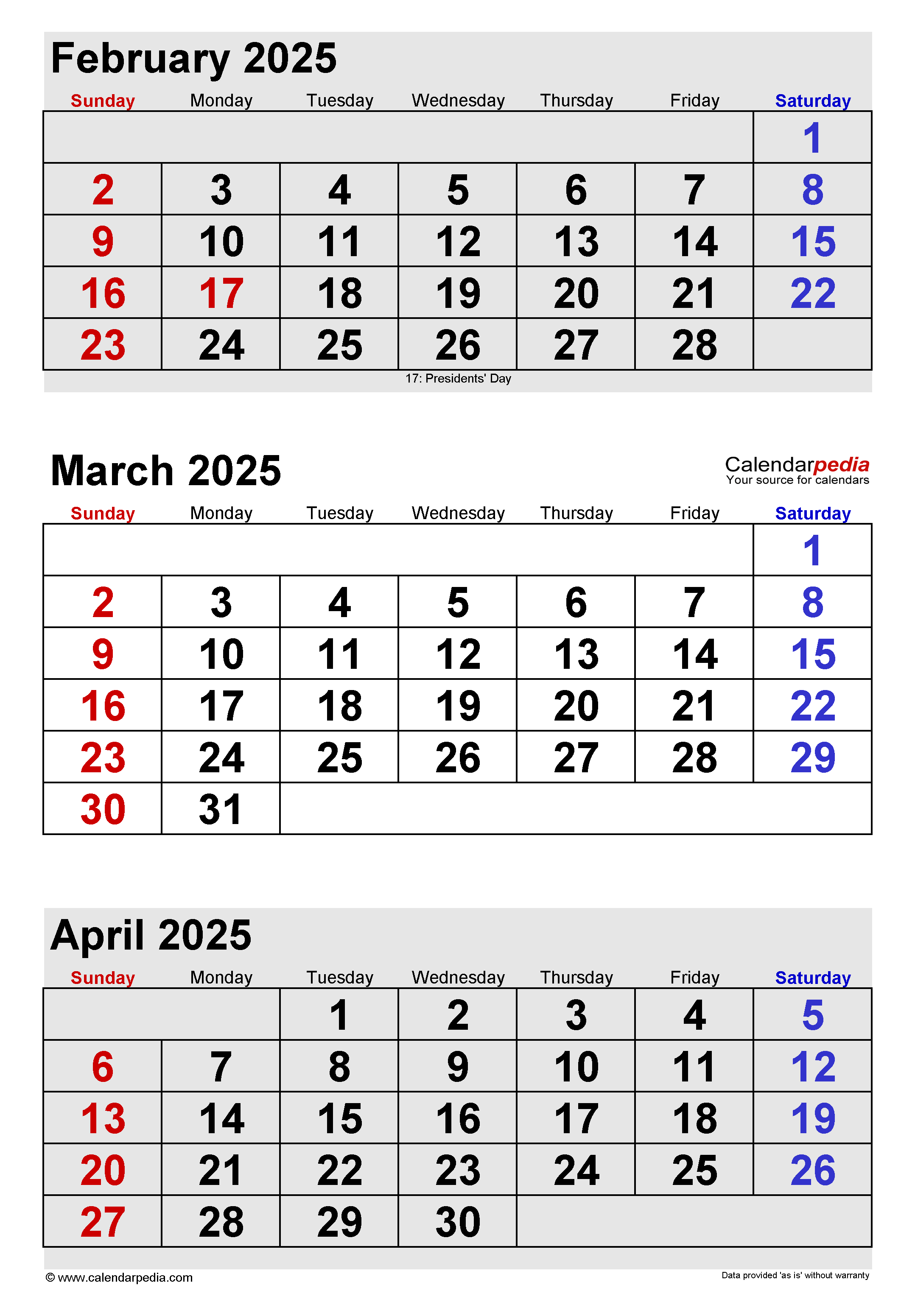 March 2025 Calendar | Templates For Word, Excel And Pdf for Calendar Feb March 2025