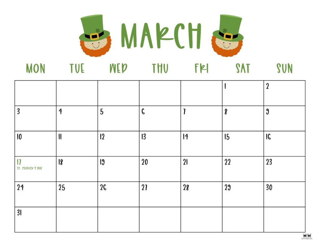 March 2025 Calendars - 107 Free Printables | Printabulls inside Printable Free March Calendar 2025