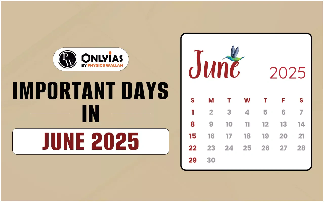 Important Days In June 2025, List Of National &amp;amp; International Days intended for National Days In June 2025 Calendar