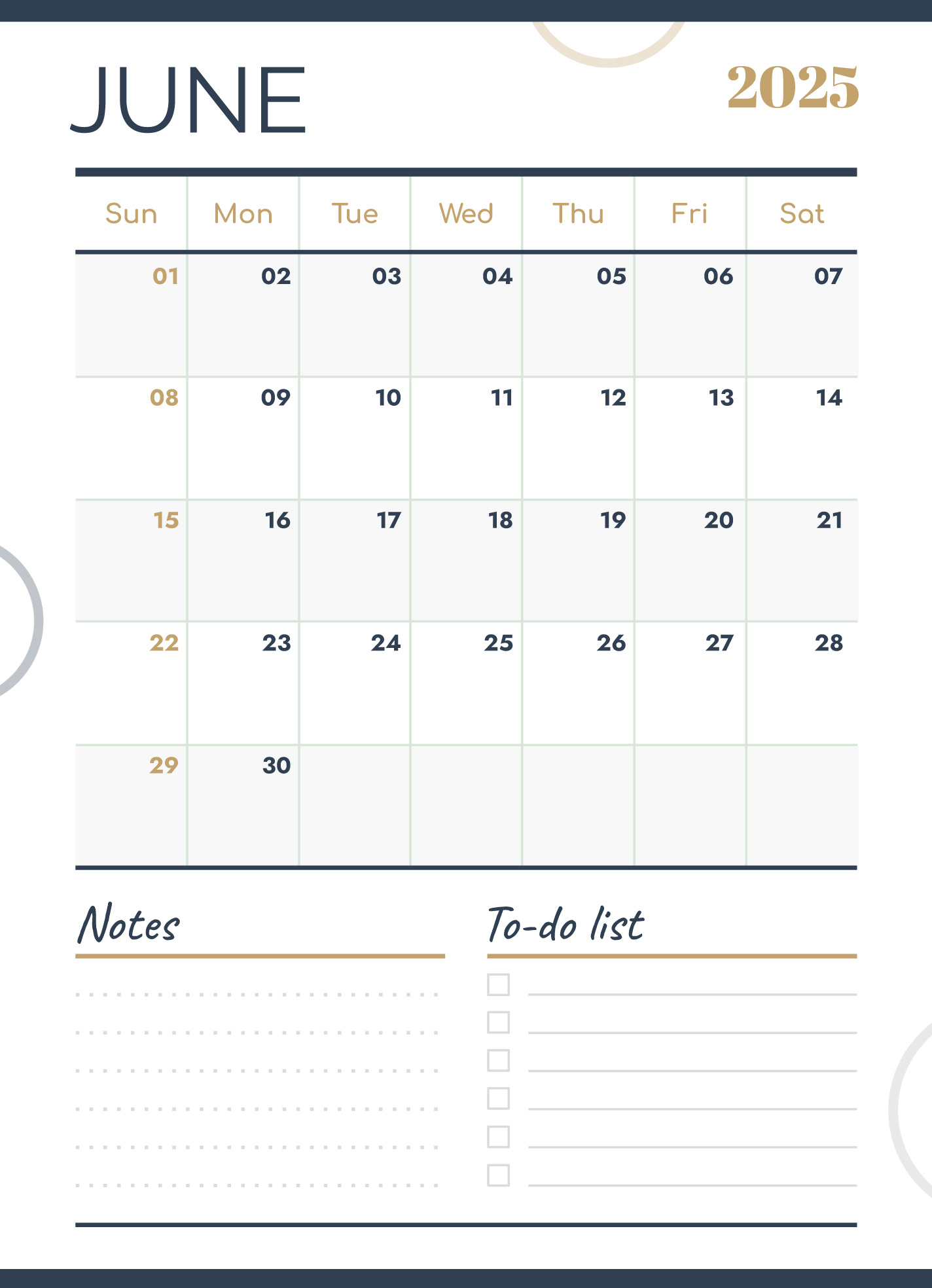 June 2025 Calendar Free Google Docs Template - Gdoc.io for Google Calendar June 2025