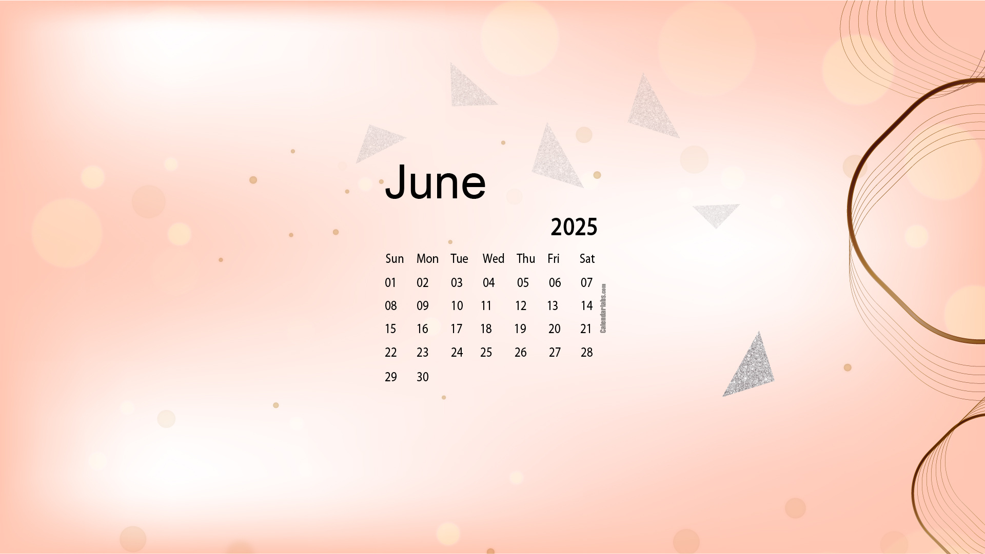 June 2025 Desktop Wallpaper Calendar - Calendarlabs intended for June 2025 Calendar Wallpaper Desktop