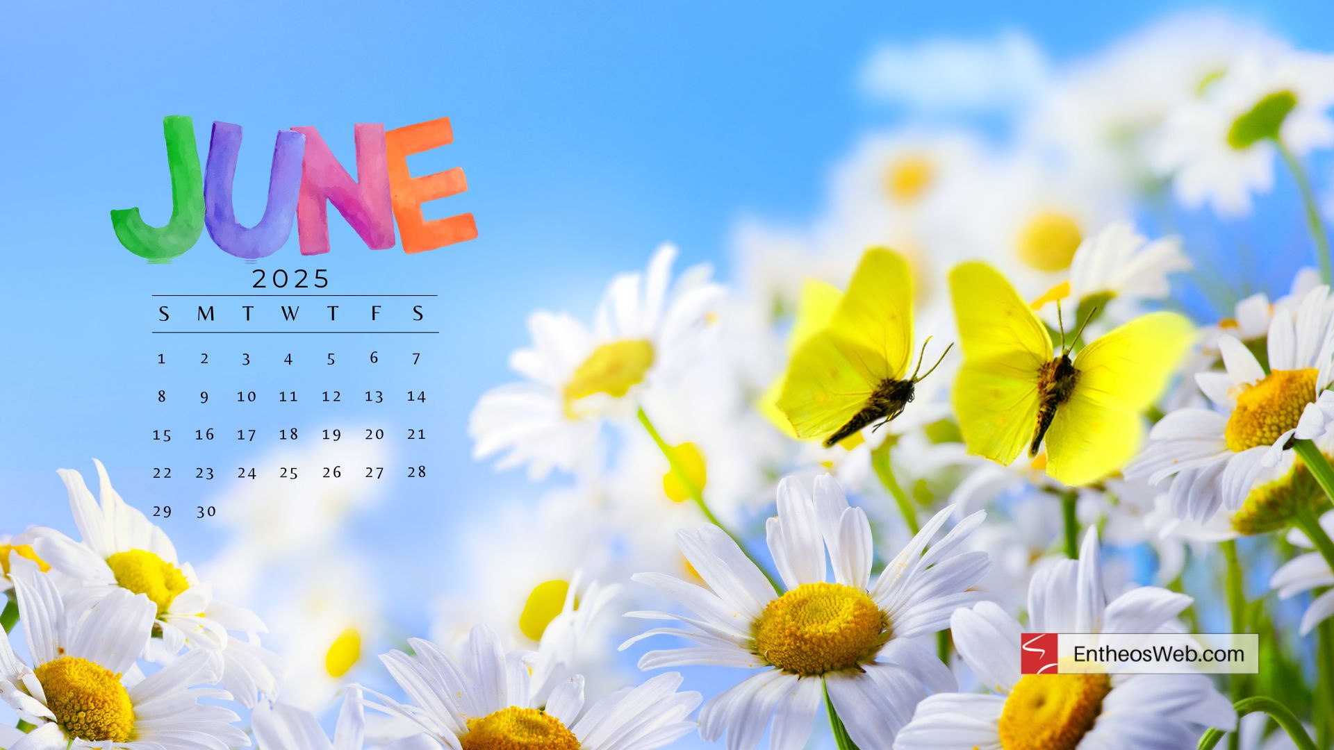 June Desktop Wallpaper Calendars | Entheosweb intended for June 2025 Wallpaper Calendar
