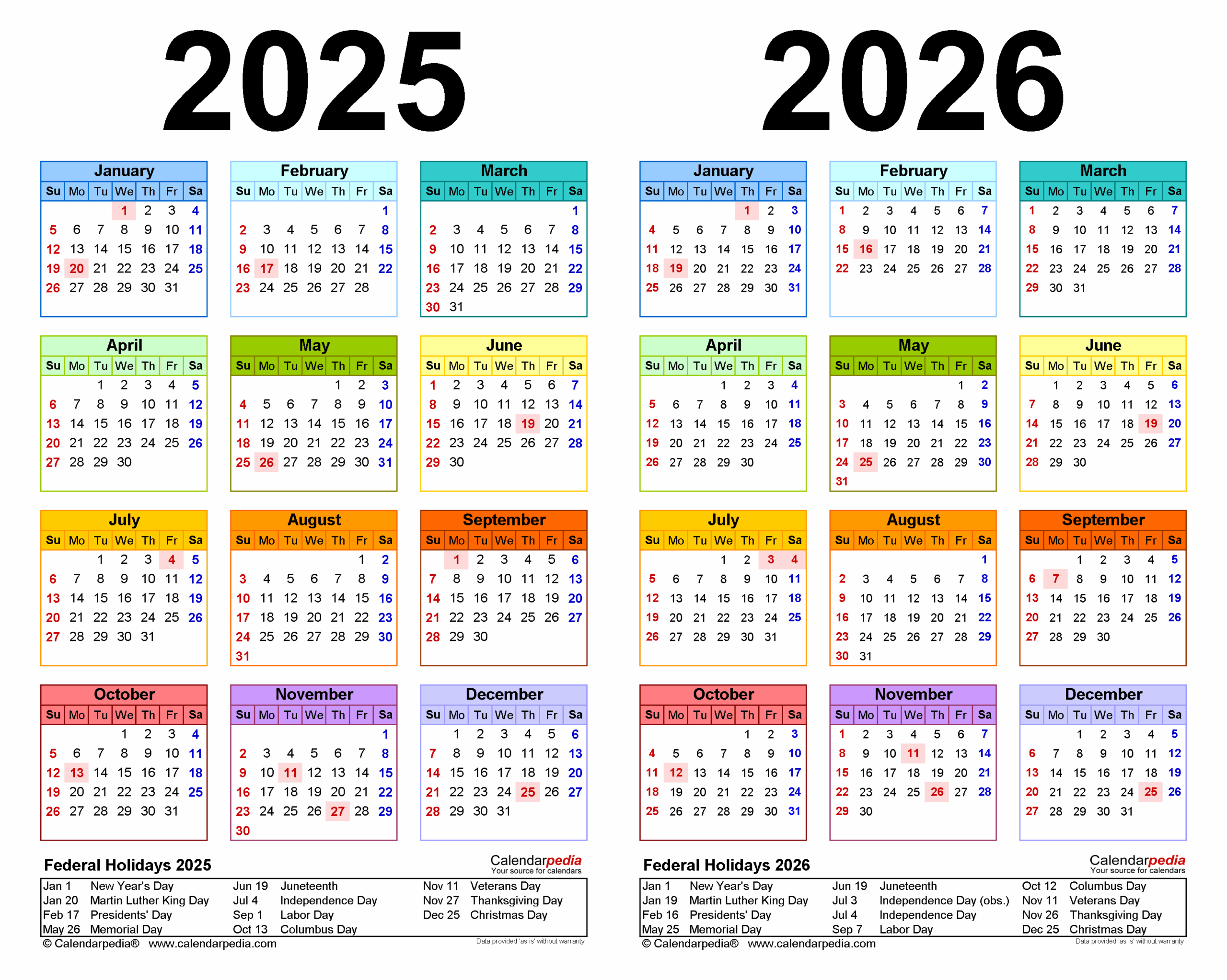 2025-2026 Two Year Calendar - Free Printable Pdf Templates with August 2025 To July 2026 Calendar
