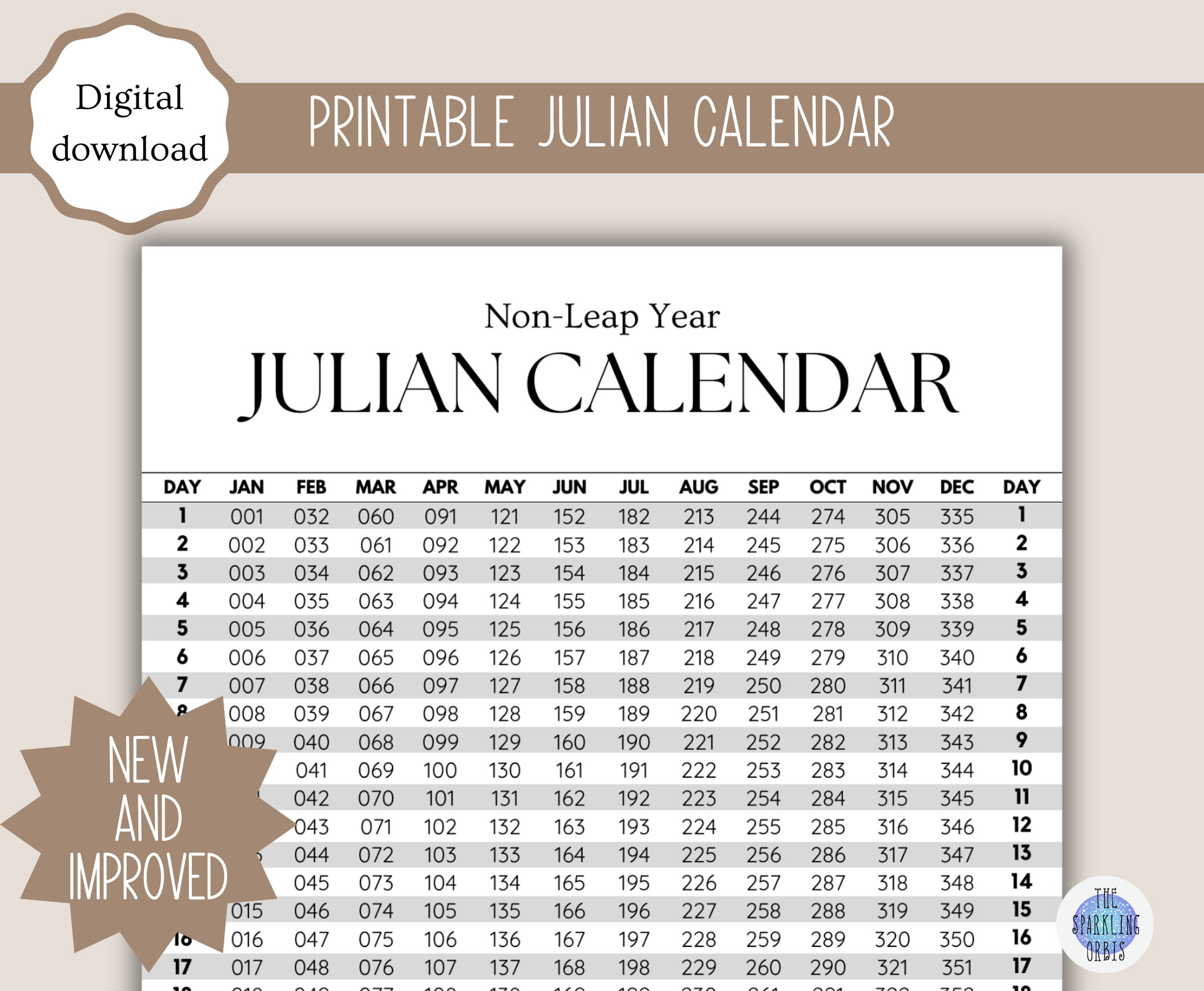42 Julian Day Stock Vectors And Vector Art Outlet within Printable Quadax Julian Calendar 2025