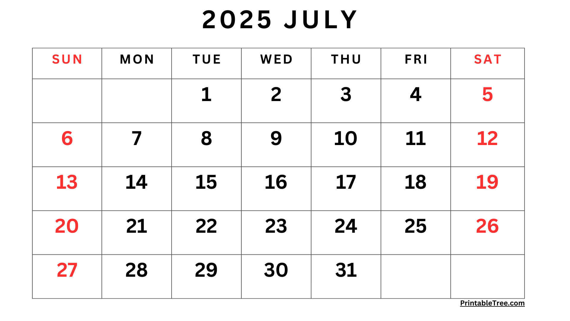 July 2025 Calendar Printable Pdf Template With Holidays intended for July 19 2025 Calendar