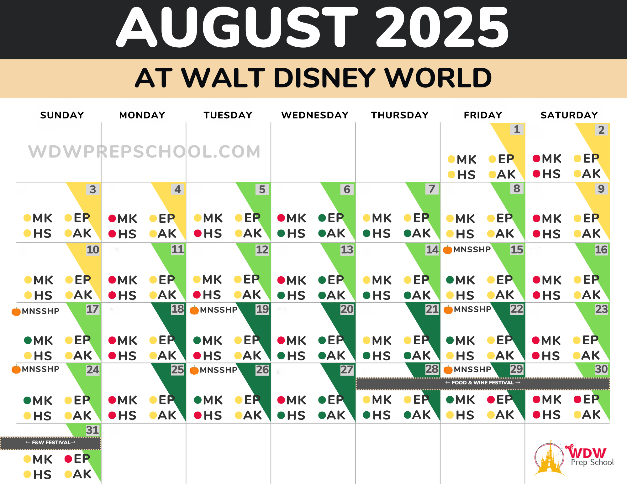 2025 &amp;amp; 2026 Disney World Crowd Calendar (Best Times To Go) throughout Disney World August 2025 Crowd Calendar