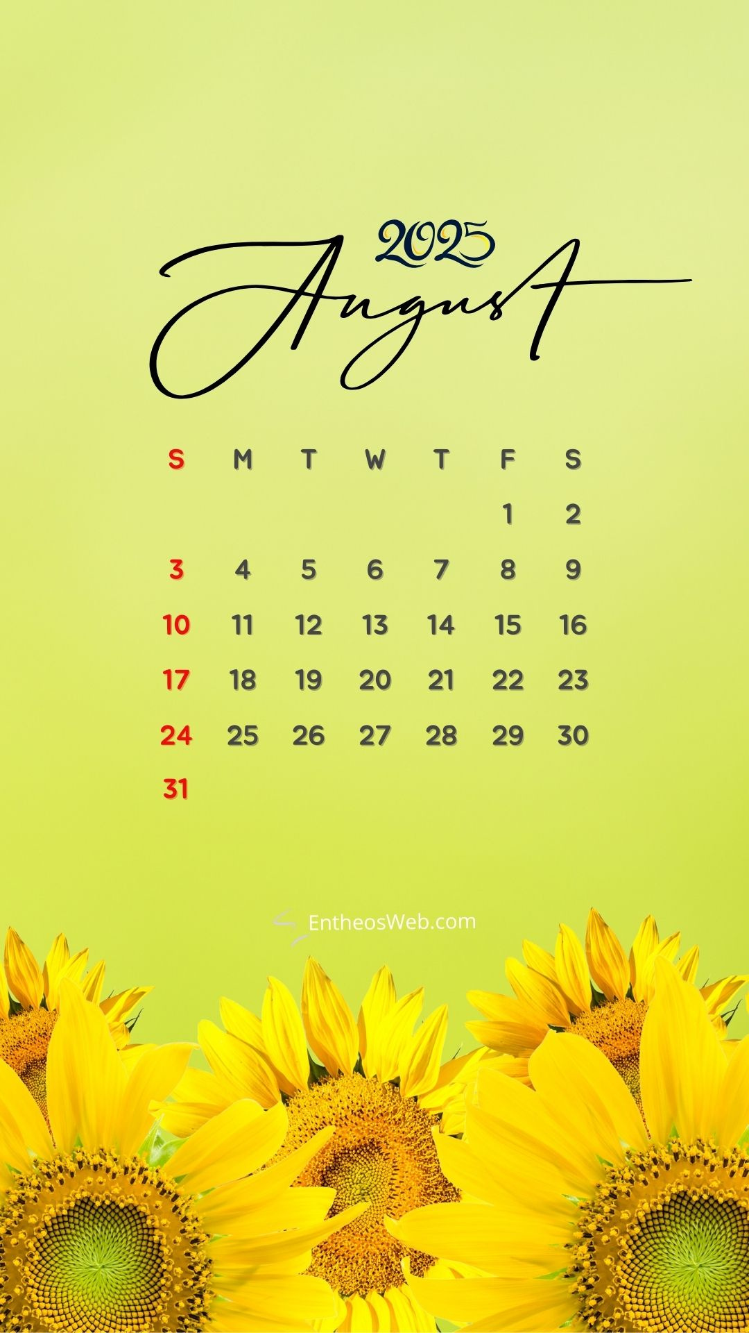 August 2025 Calendar Phone Wallpapers | Entheosweb pertaining to August 2025 Wallpaper Calendar