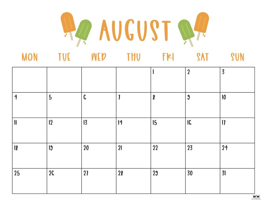 August 2025 Calendars - 107 Free Printables | Printabulls pertaining to August 30 2025 Calendar