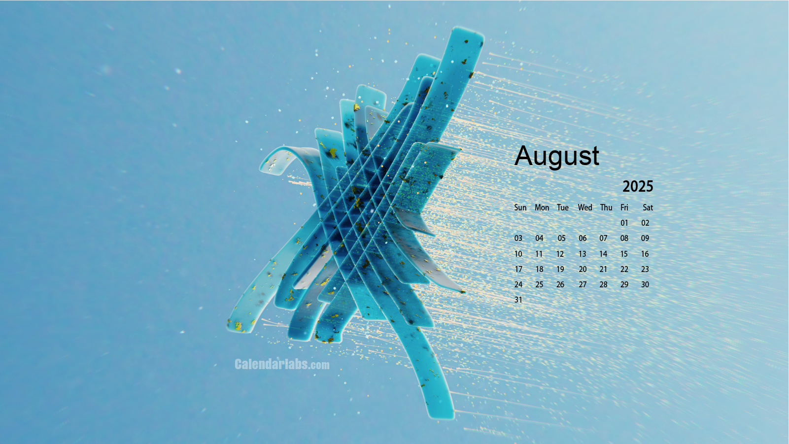 August 2025 Desktop Wallpaper Calendar - Calendarlabs pertaining to August Theme For Calendar 2025