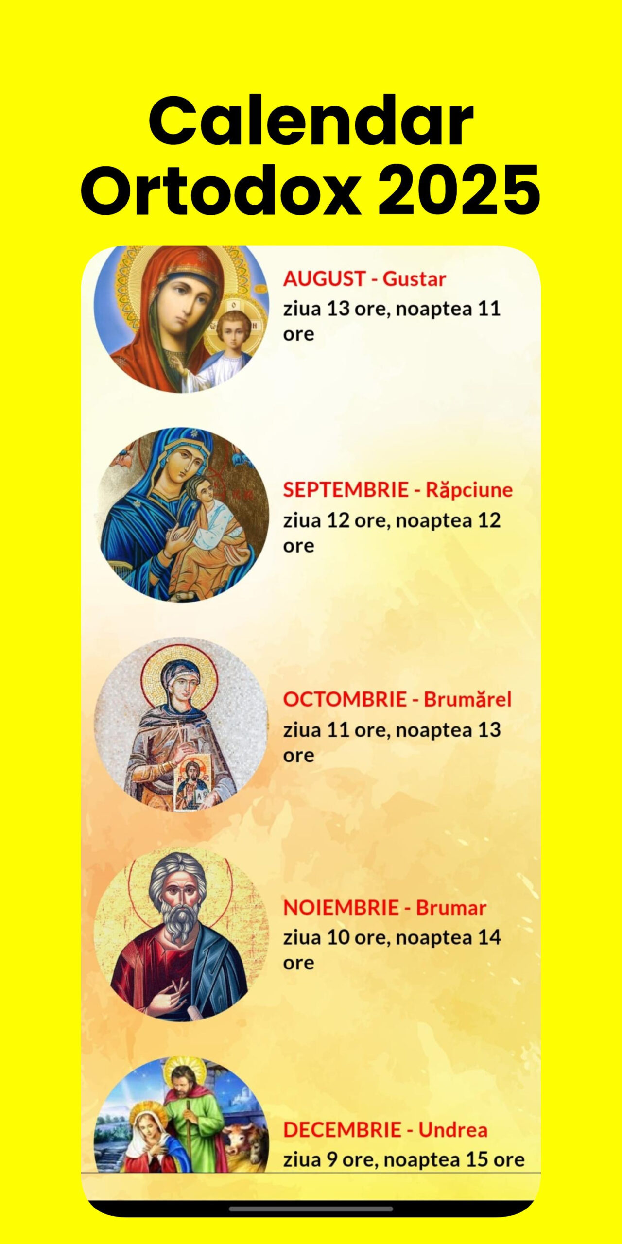Calendar Ortodox 2025 Apk For Android Download in Calendar Ortodox August 2025