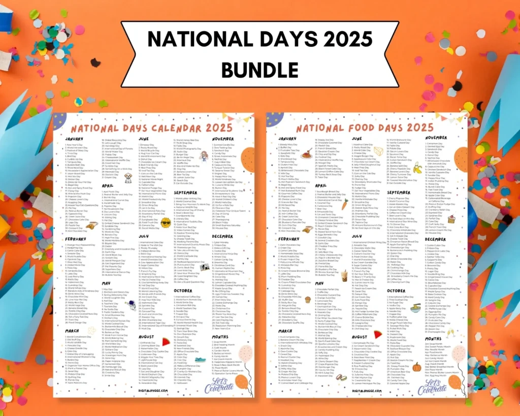 🗓️ National Days | Digitalhygge regarding August 2025 National Days Calendar