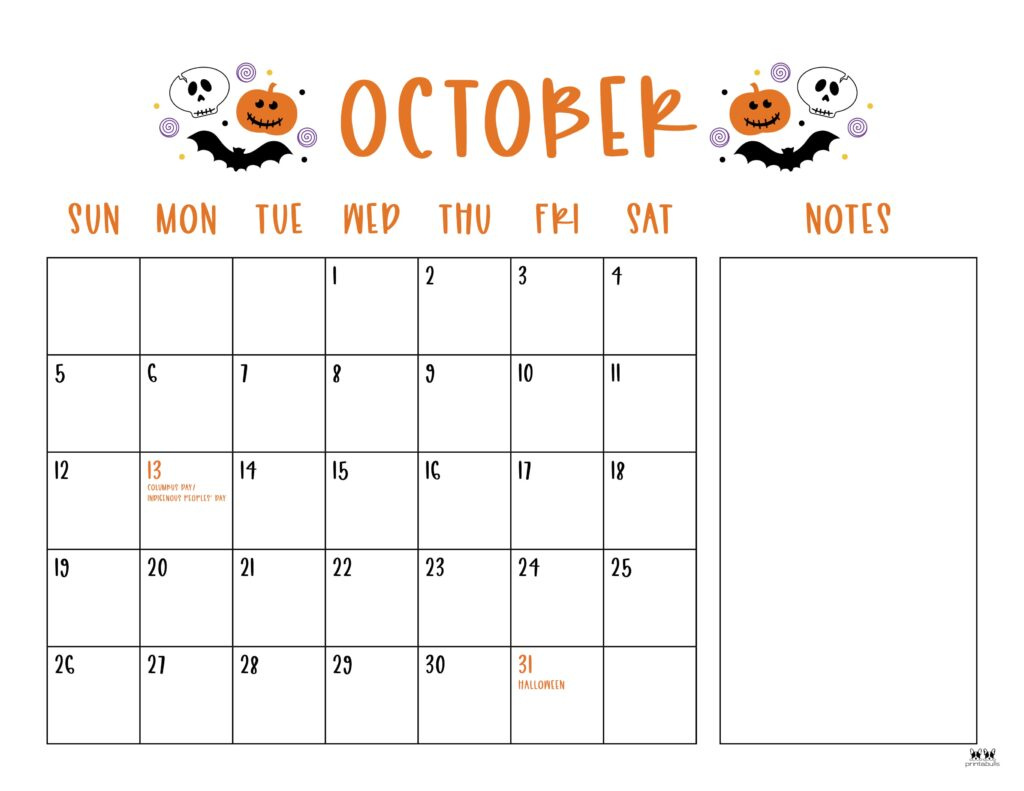 October 2025 Calendars - 107 Free Printables | Printabulls with August September October 2025 Calendar Printable Free