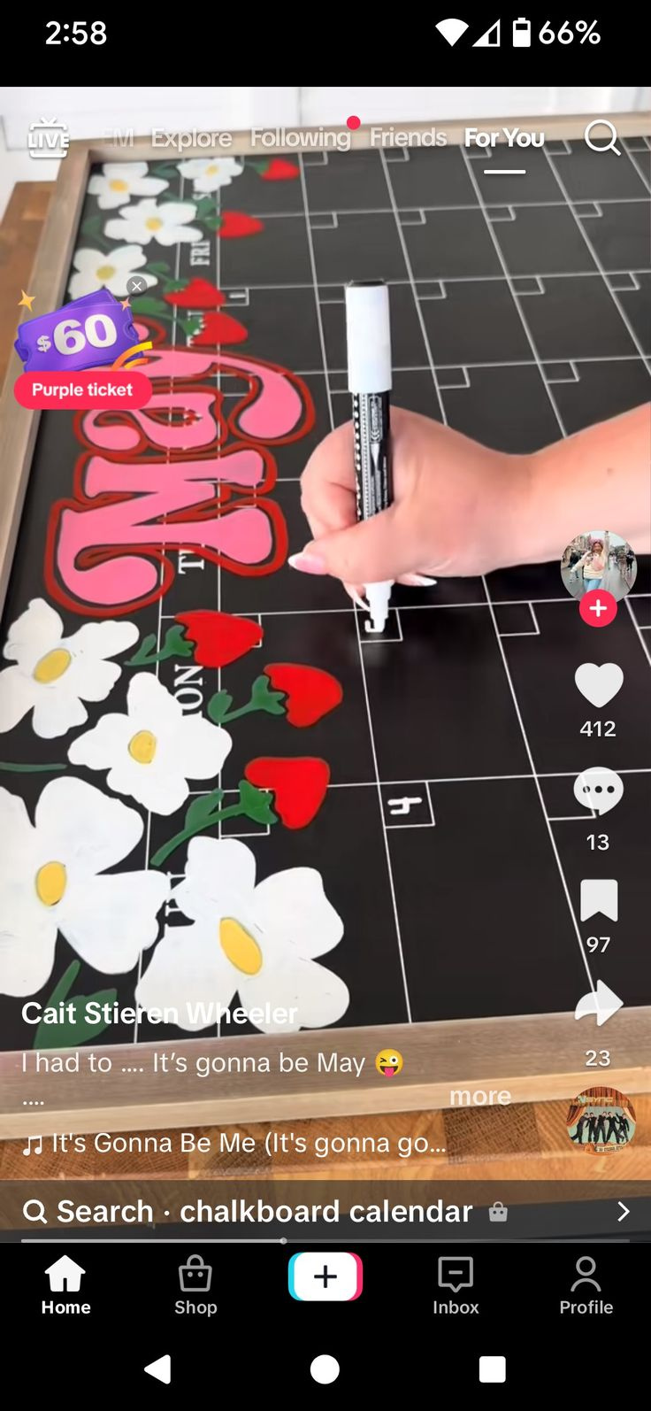 Pinandrea Brown On Craft Ideas In 2025 | Chalkboard Calendar within August 2025 Calendar Ideas Chalkboard