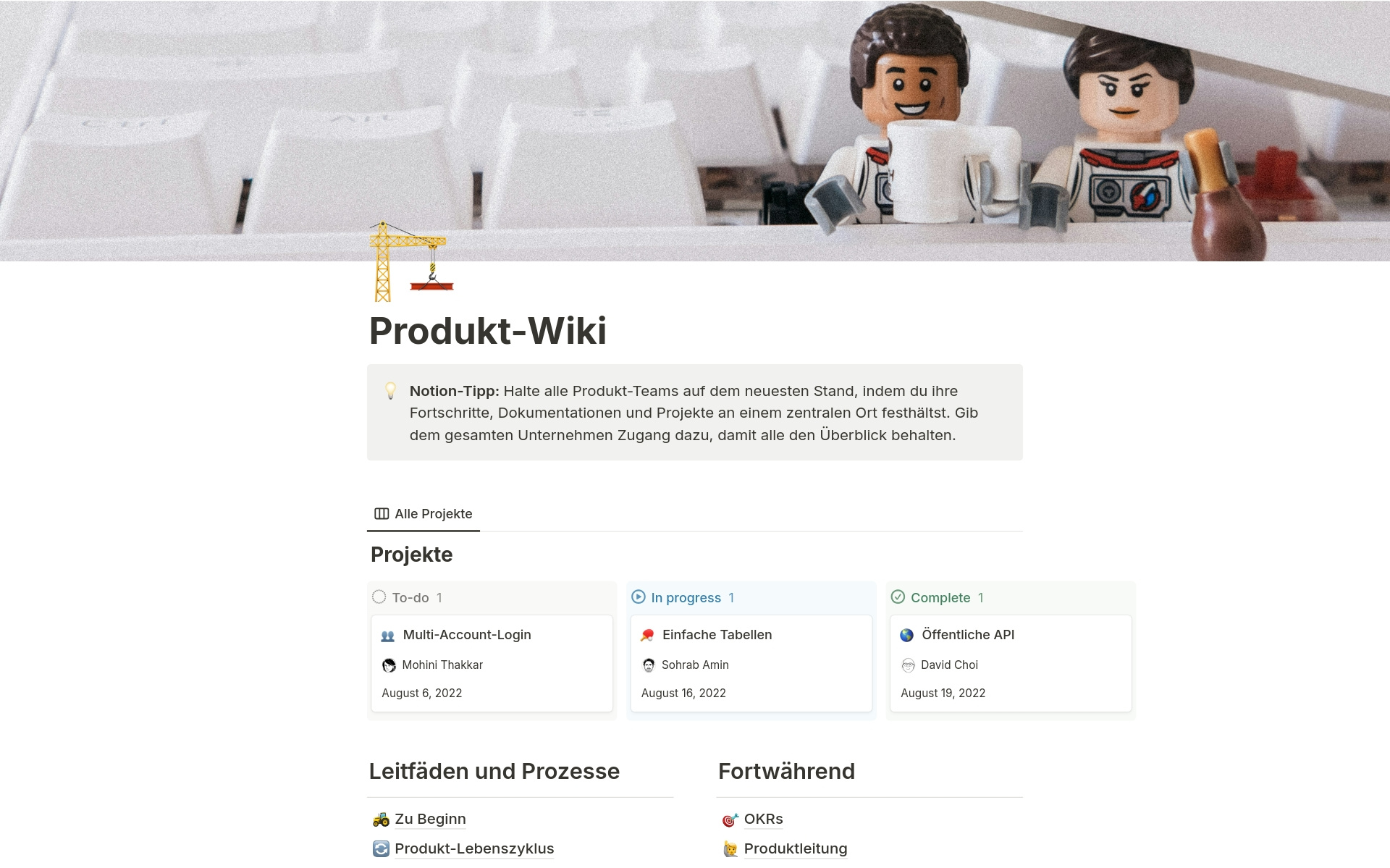 Produkt-Wiki 2025 Vorlage | Notion-Marketplace for August 2025 Calendar Printable Wiki
