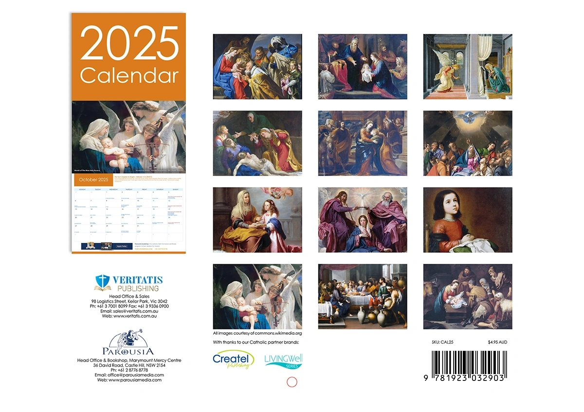 2025 Veritatis Calendar - Veritatis.au within Catholic Calendar October 2025