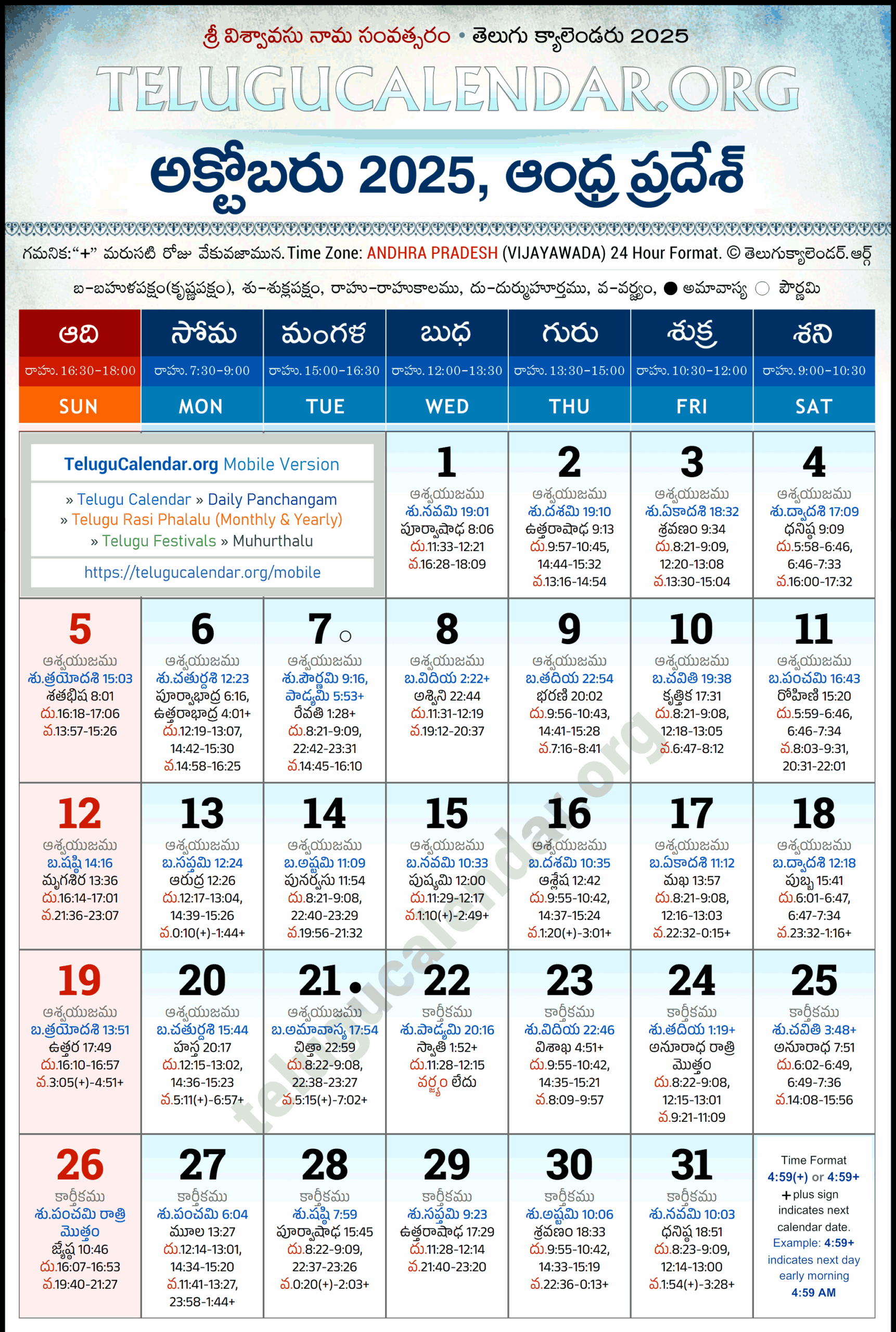 Andhra Pradesh Telugu Calendar 2025 October Pdf Festivals in October 2025 Calendar Telugu