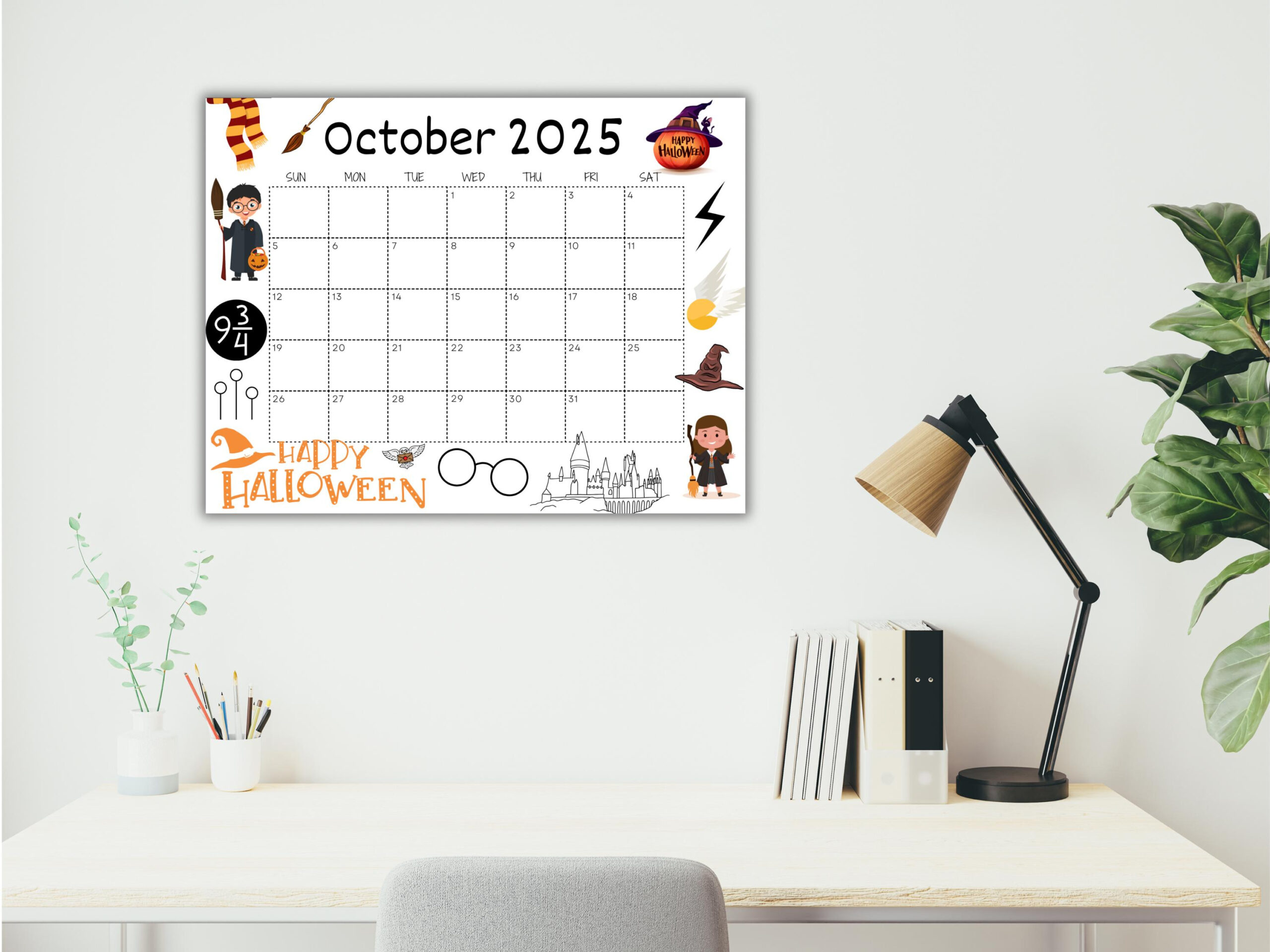 Bearbeitbarer Oktober 2025 Kalender, Druckbarer Niedlicher Happy intended for Happiness Calendar October 2025