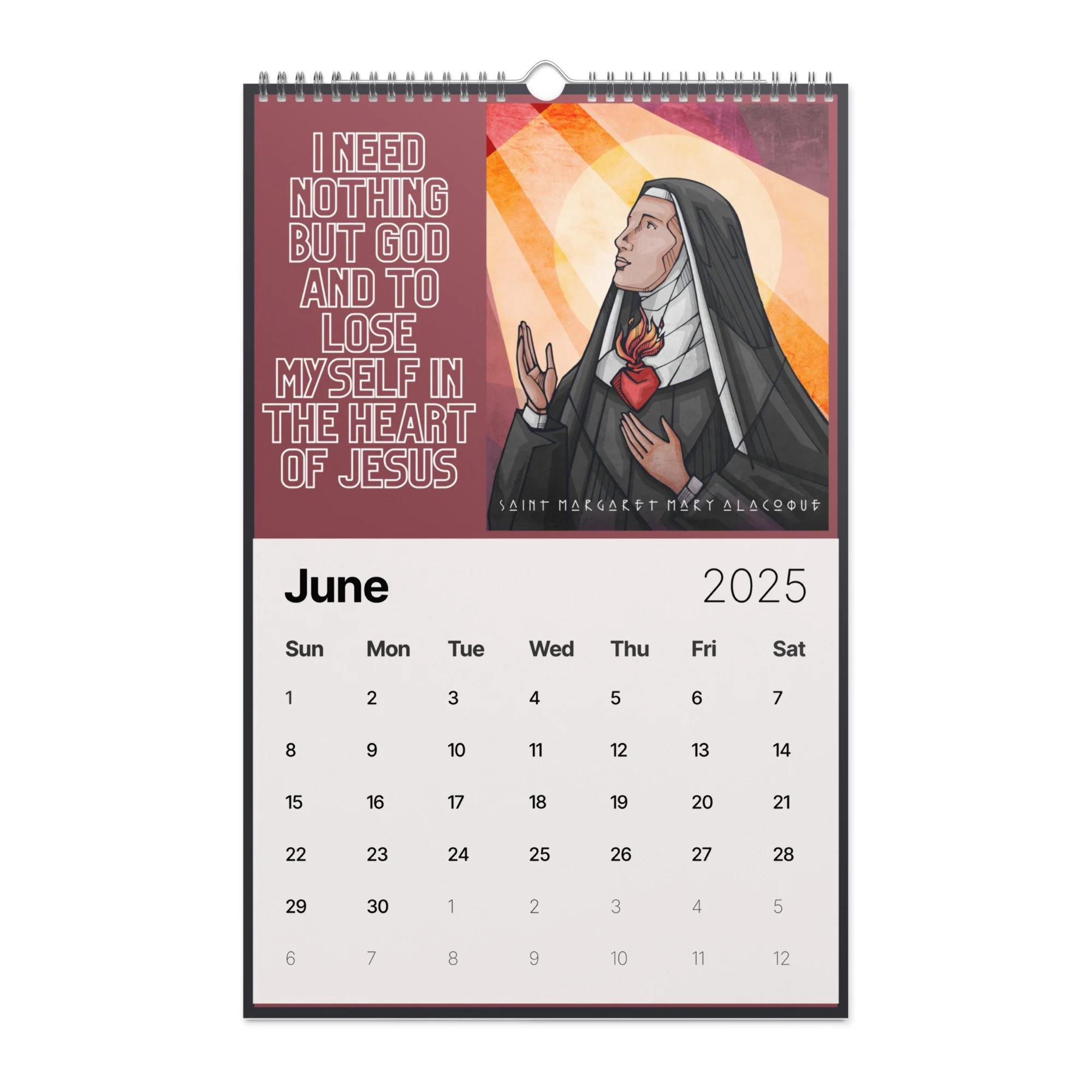 Calendar — Saints Alive Store — Saints Alive for October Saints Calendar 2025
