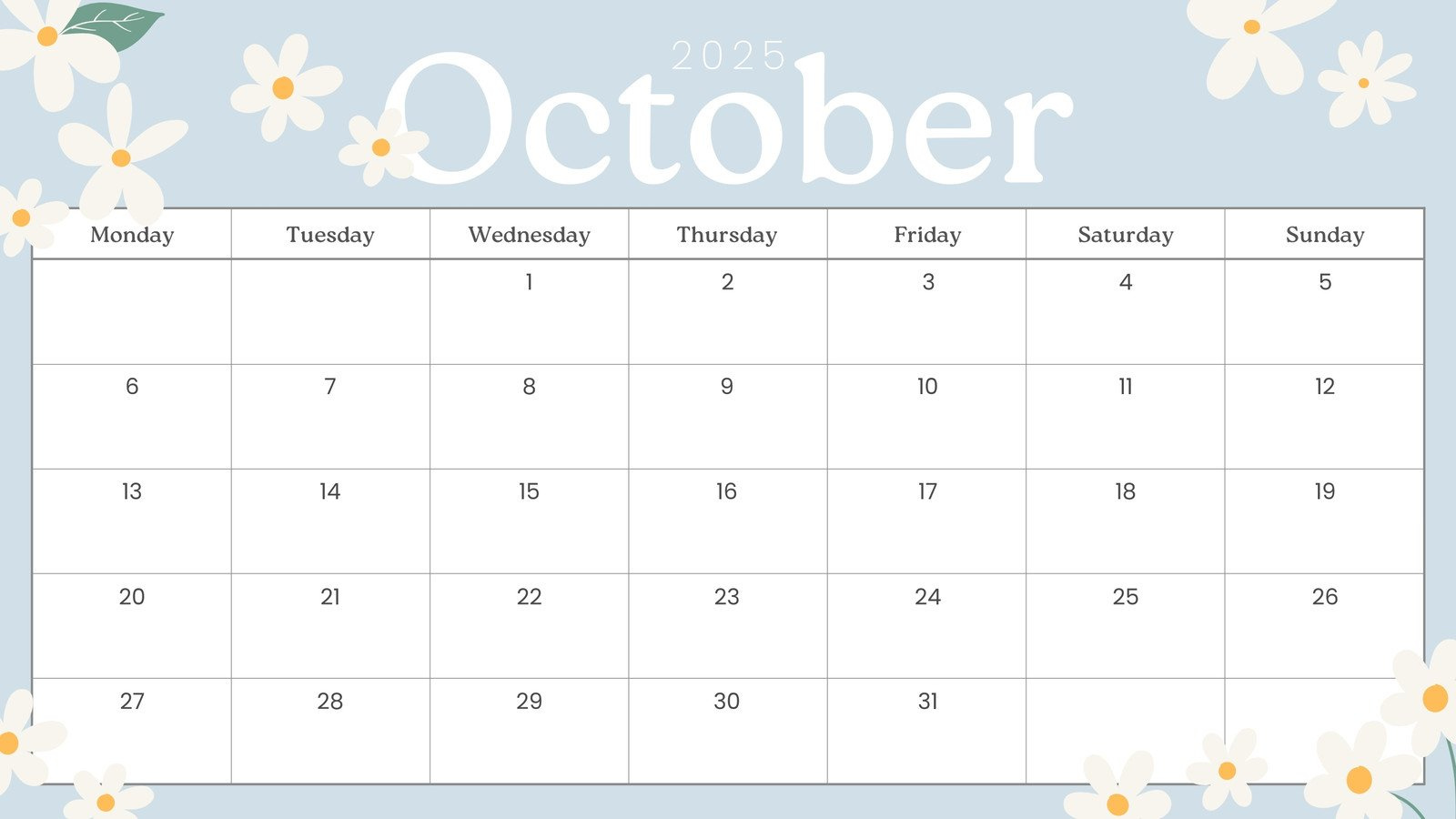 Free October 2025 Calendar Templates To Customize | Canva in Show Me October 2025 Calendar
