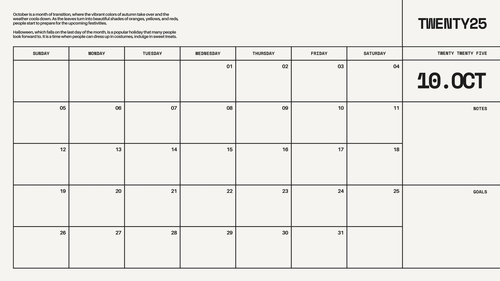 Free October 2025 Calendar Templates To Customize | Canva intended for October Dry Erase Calendar Ideas 2025