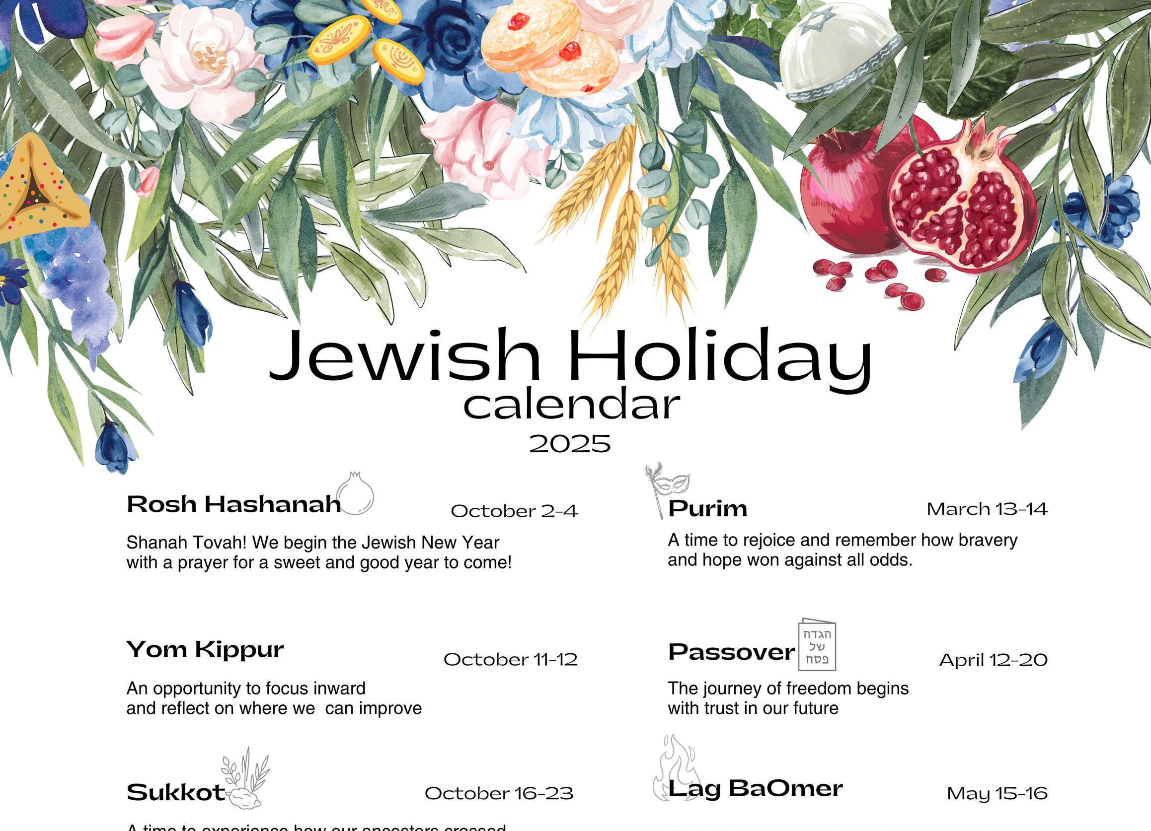 Jewish Holiday Calendar 2025 | Hebrew Calendar | Rosh Hashanah regarding October 2025 Jewish Calendar