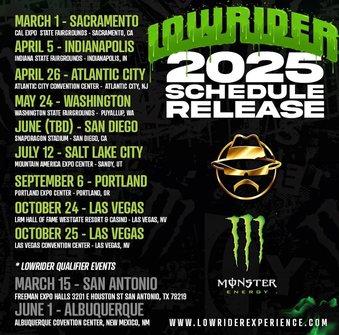 Las Vegas Lowrider Supershow 2025 Schedule Las Vegas October 24Th regarding Las Vegas October Calendar 2025