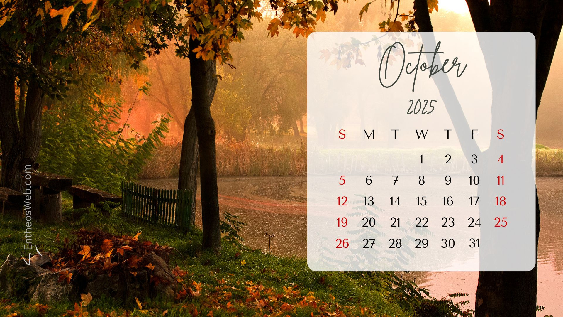 October 2025 Wallpaper Backgrounds | Entheosweb throughout October Calendar Wallpaper 2025