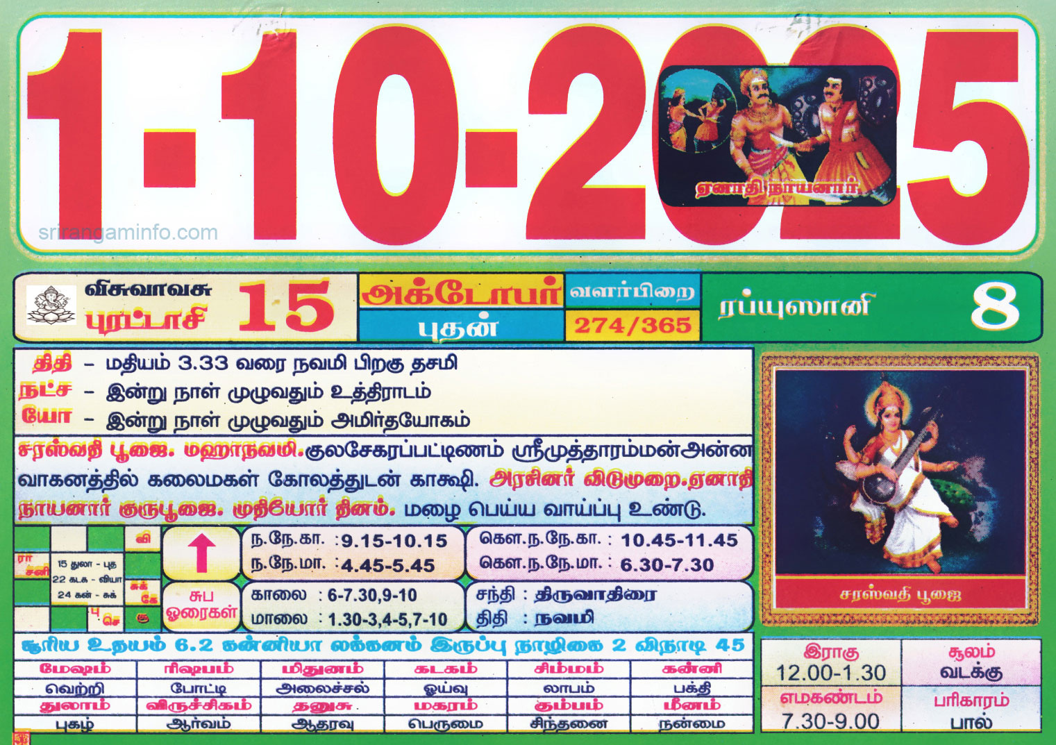 Tamil Monthly Calendar 2023, Tamil Calendar 2023 To 2009 in October 2025 Tamil Calendar