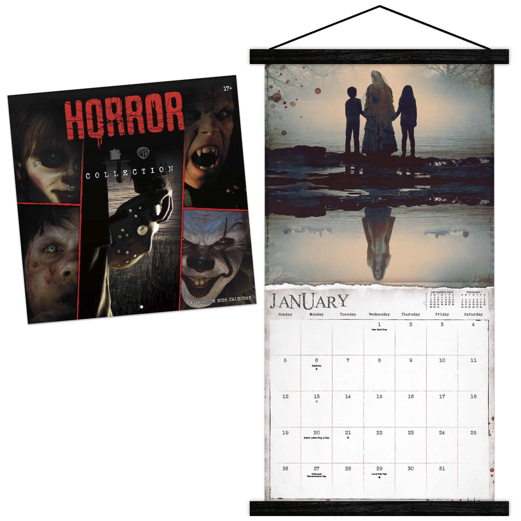 Trends International 2025 Horror Collection Wall Calendar inside October Horror Movie Calendar 2025