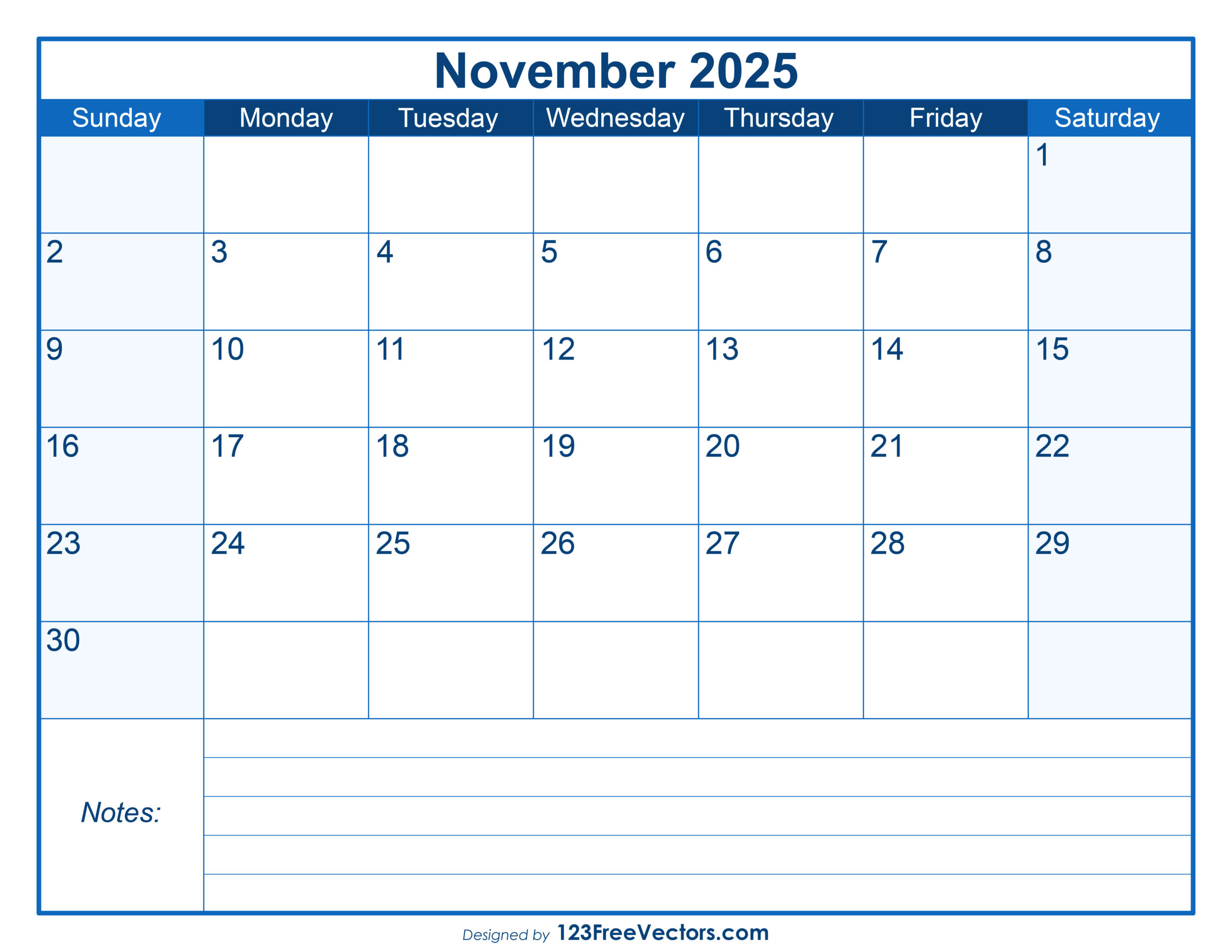 50+ November Calendar | Free Vectors, Photos, Artwork Images with regard to General Blue Printable Calendar November 2025