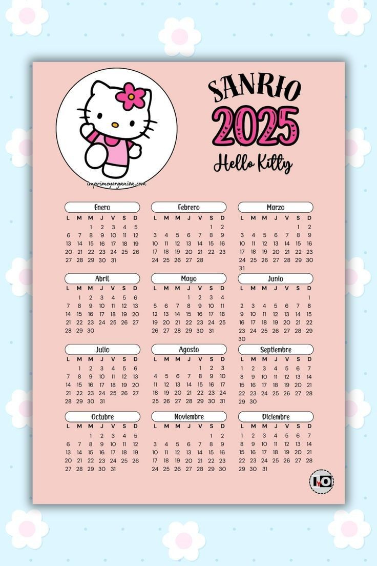 Calendario 2025 Hello Kitty for November 2025 Calendar Hello Kitty