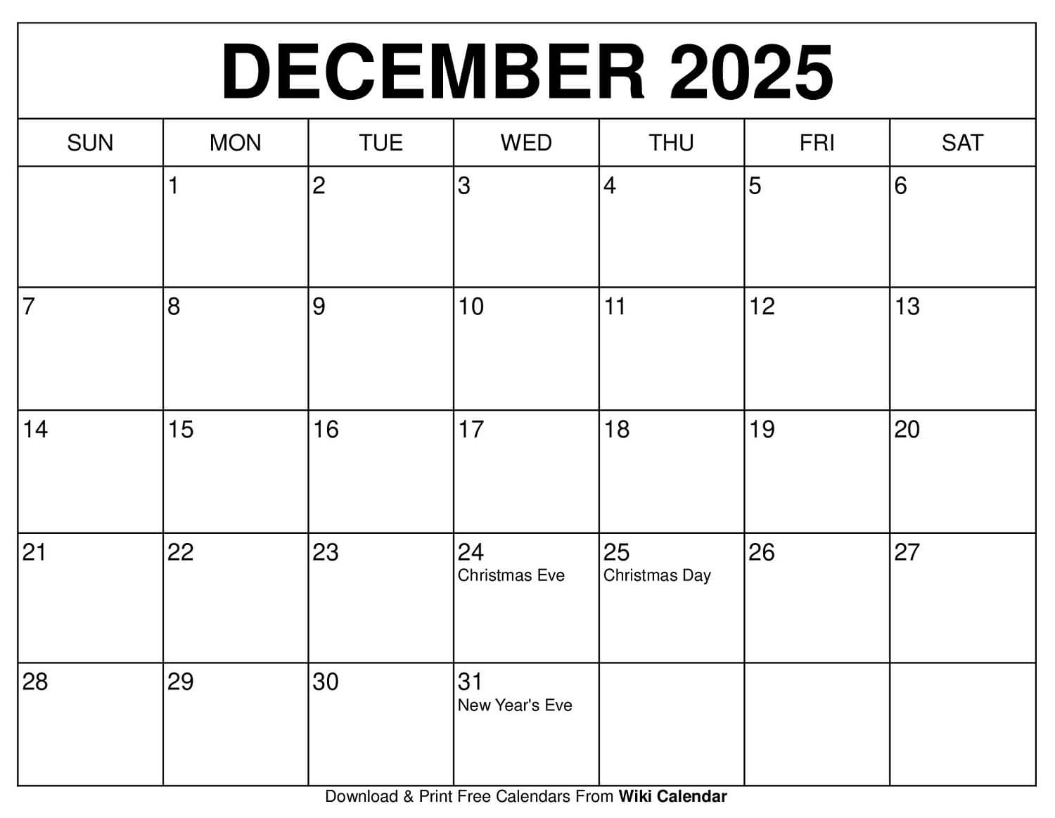 December 2025 Calendar - Printable Templates & More with Wiki November 2025 Calendar