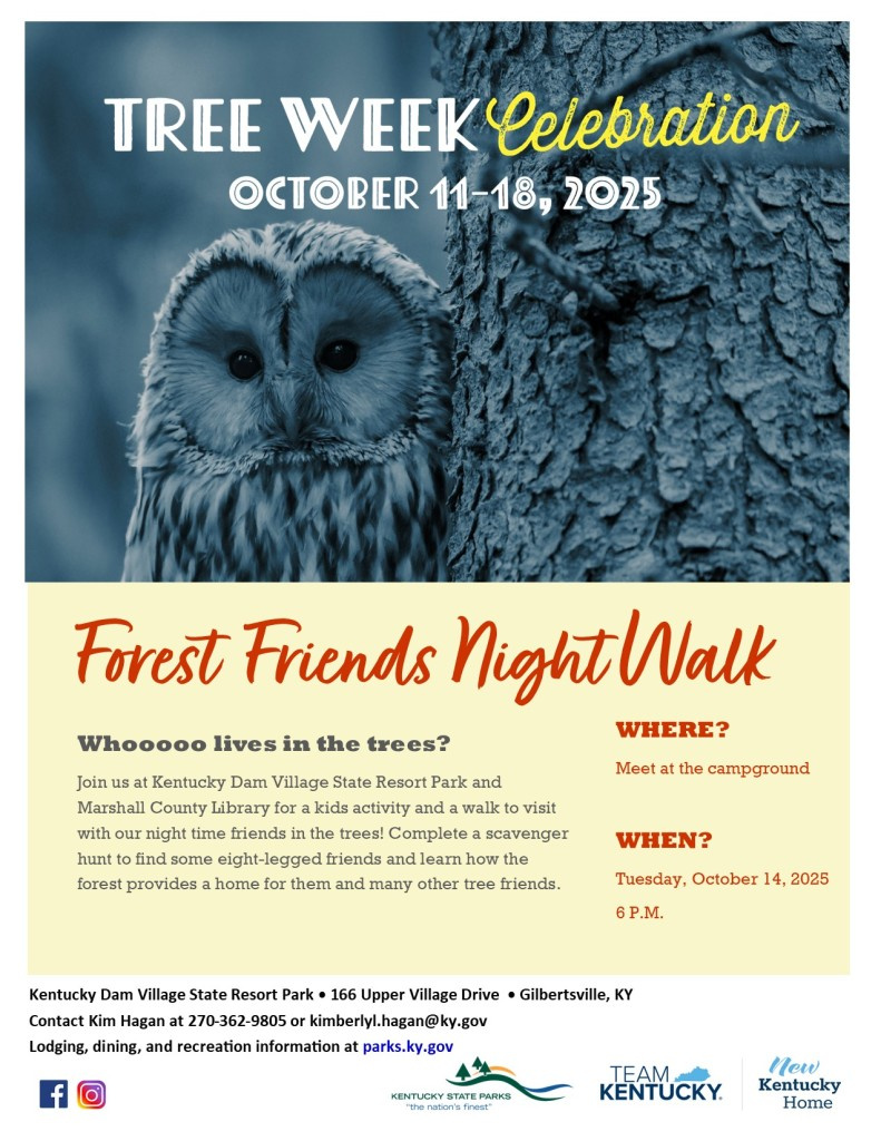 Events - Kentucky State Parks throughout National Tree Week November 2025