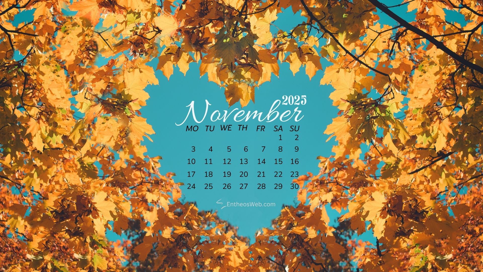 November 2025 Calendar Desktop Wallpaper Backgrounds | Entheosweb pertaining to November 2025 Calendar Desktop Wallpaper