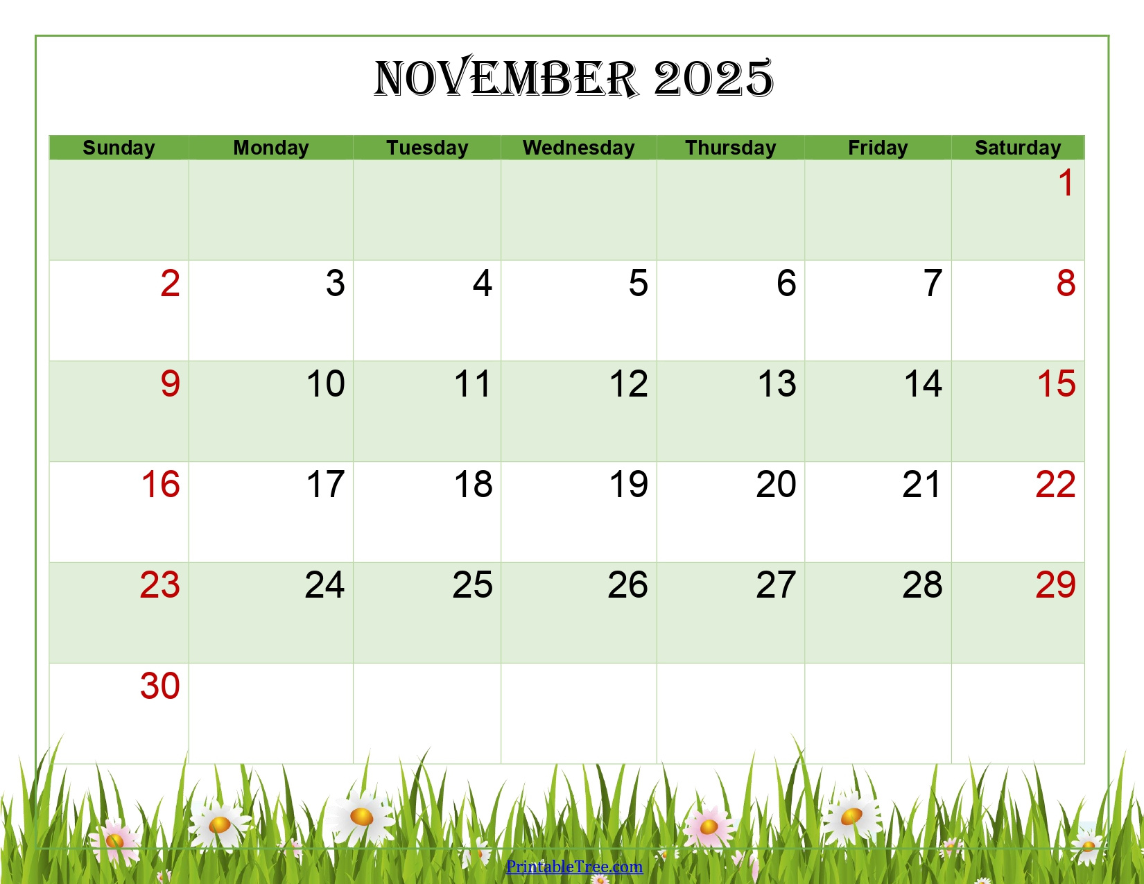 November 2025 Calendar Printable Pdf Template With Holidays inside November 4Th 2025 Calendar