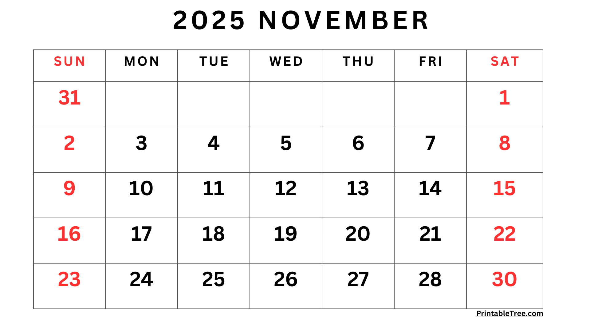 November 2025 Calendar Printable Pdf Template With Holidays regarding November 8 2025 Calendar