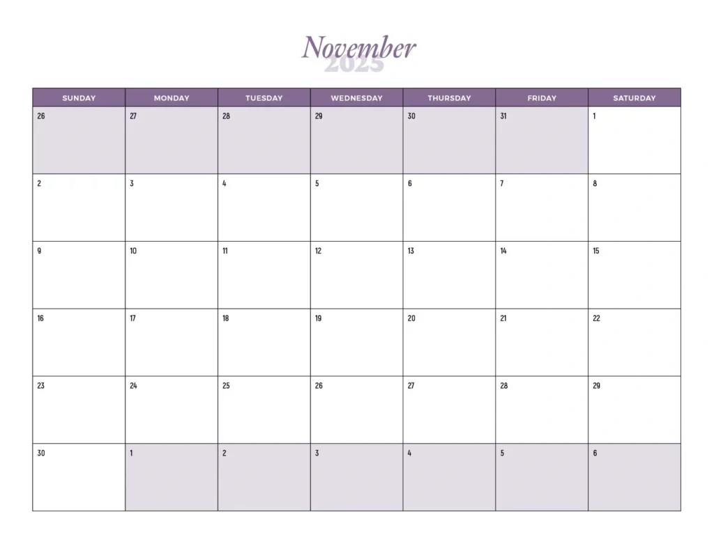 November 2025 Calendars - Free Download Pdf with regard to Google Calendar - November 2025