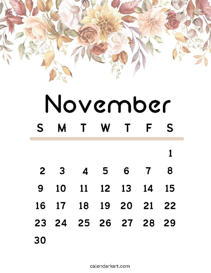 Printable November 2025 Calendars | Free Pdf - Calendarkart for November 21 Calendar 2025