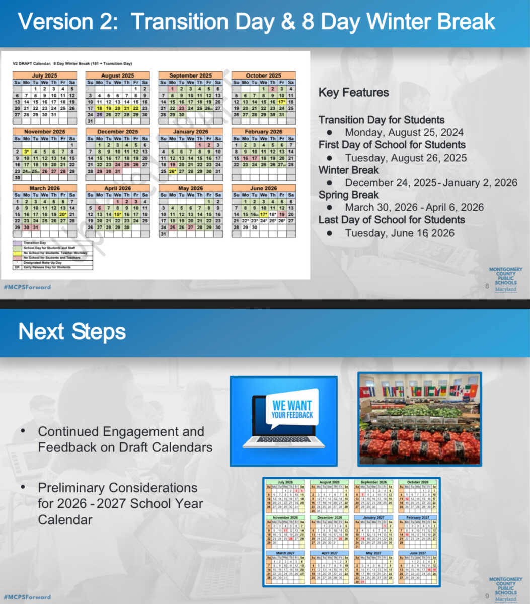10-Day Winter Break Being Considered For 2025/2026 School Year within Mcps 2025 2026 Calendar Printable